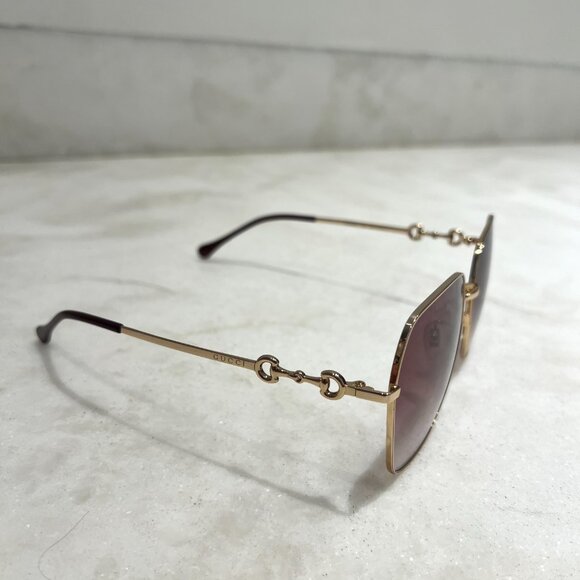 GUCCI - Square-Frame Sunglasses - Picture 7 of 10